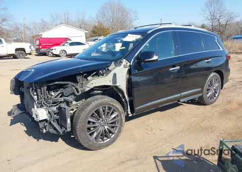 2020 Infiniti Qx60 Luxe Awd z USA, uszkodzony, nr VIN 5N1DL0MM6LC527643